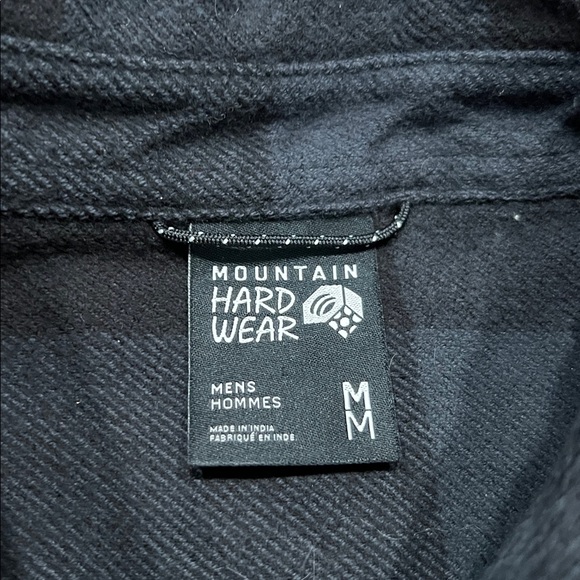 Mountain Hardwear Plusher LongSleeve Flannel in Black Tatanka Check Print Medium - Picture 4 of 13